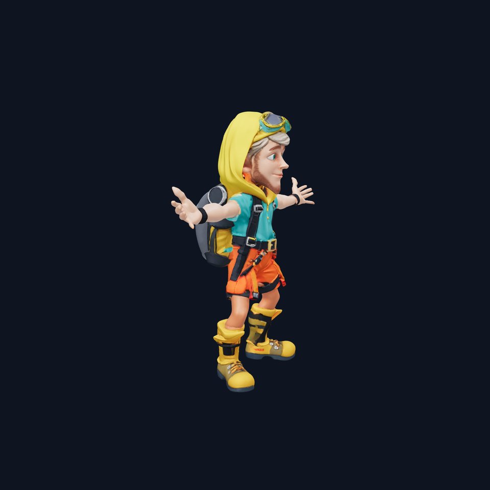 Adventurous Explorer Character model pack